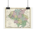 Germany Historic Map (c. 1793) Rolled Poster | Vintage Map Wall Art