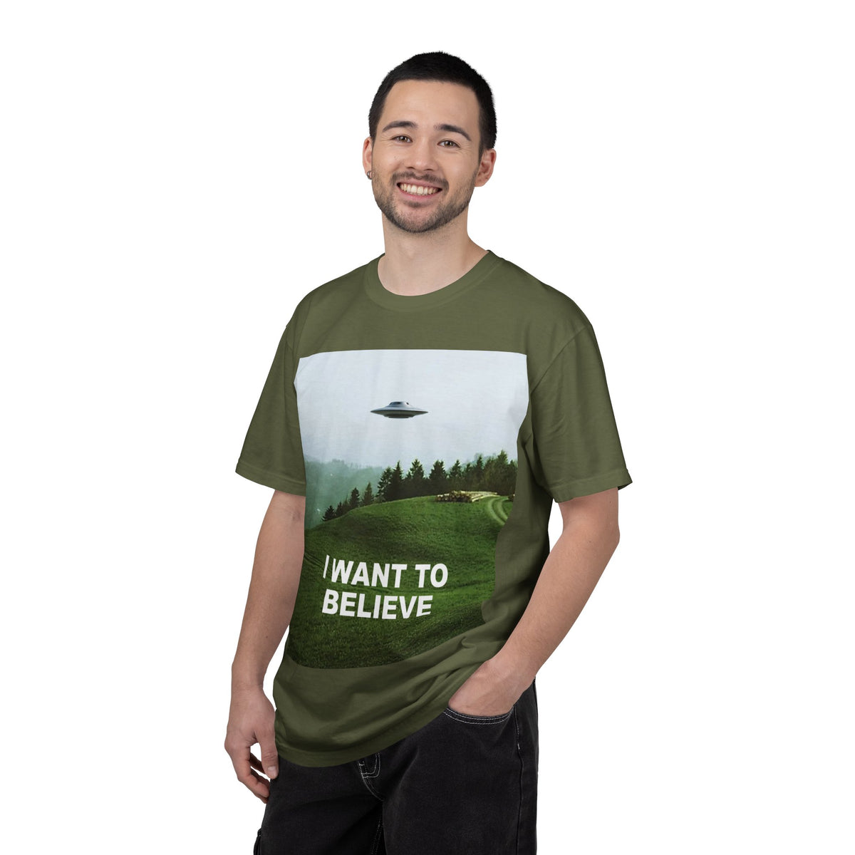 I Want to Believe — UFO/UAP Graphic T-Shirt