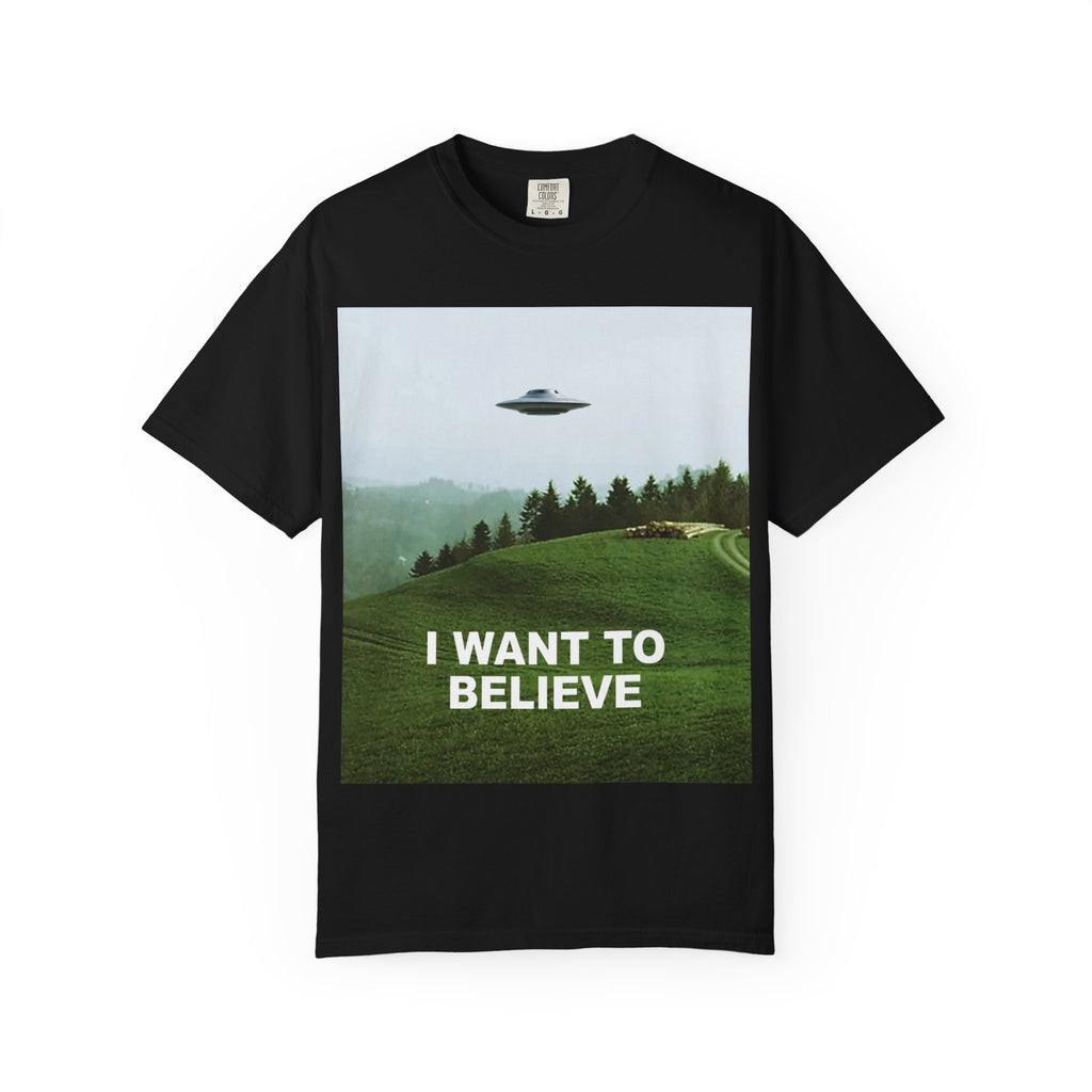 I Want to Believe — UFO/UAP Graphic T-Shirt