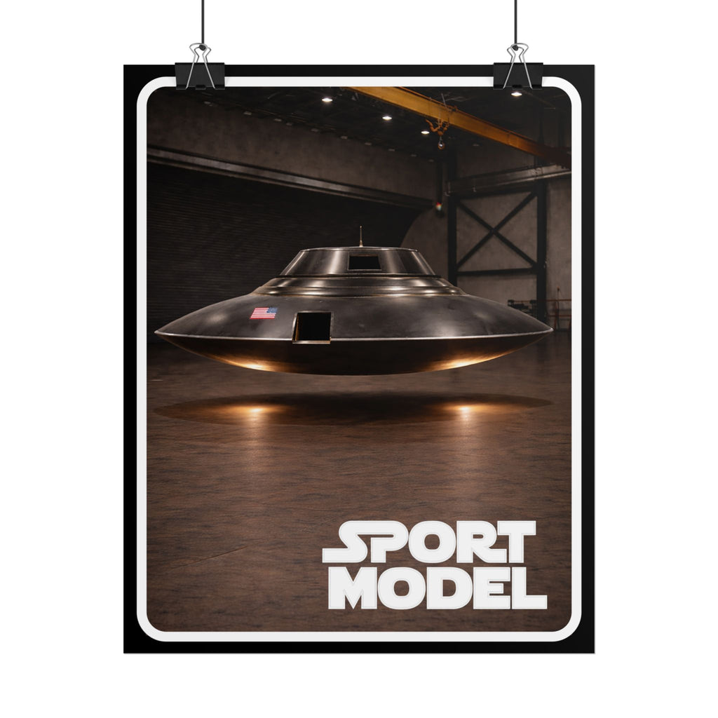 UAP Sport Model at S4 Hanger - Rolled Poster