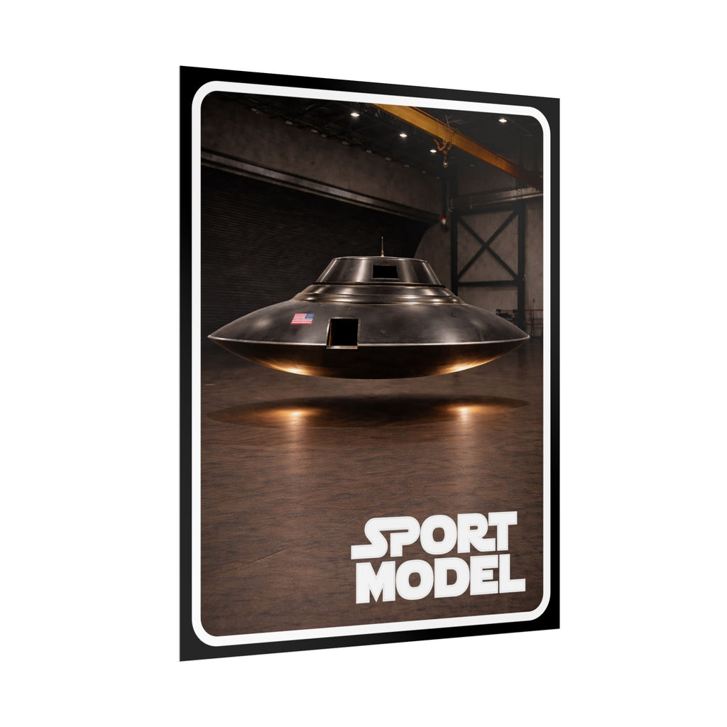 UAP Sport Model at S4 Hanger - Rolled Poster