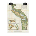 Vancouver, Canada Historic Map (c. 1798) Rolled Poster | Antique City Map Wall Art