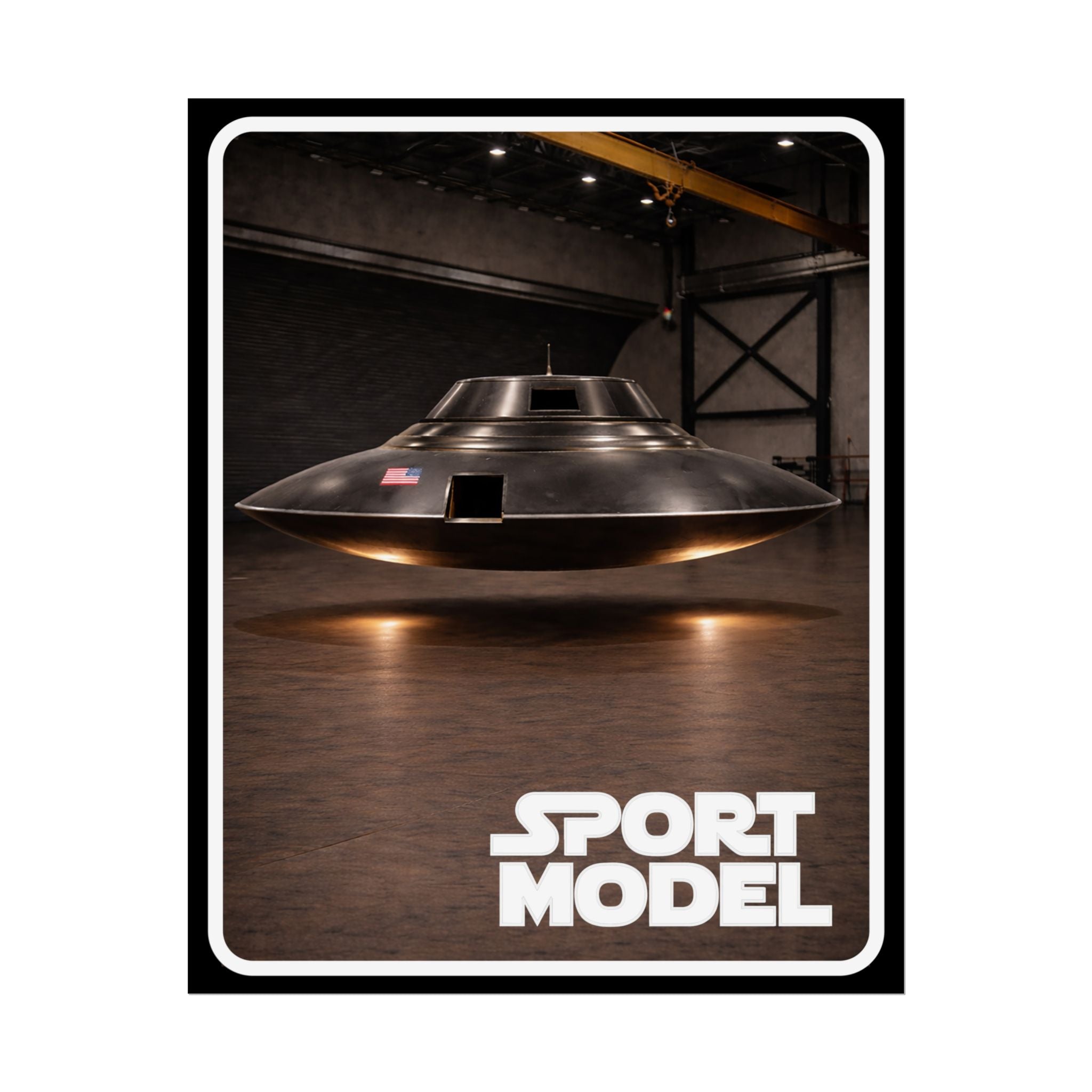 UAP Sport Model at S4 Hanger - Rolled Poster