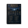 Remote Viewing (RV) Journal Spiral Notebook — Guided Ruled Notebook for Psychic Practice & Intuitive Training