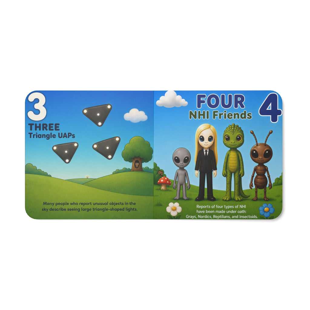 123 UAP: A First Counting Book - UFO/UAP Board Book