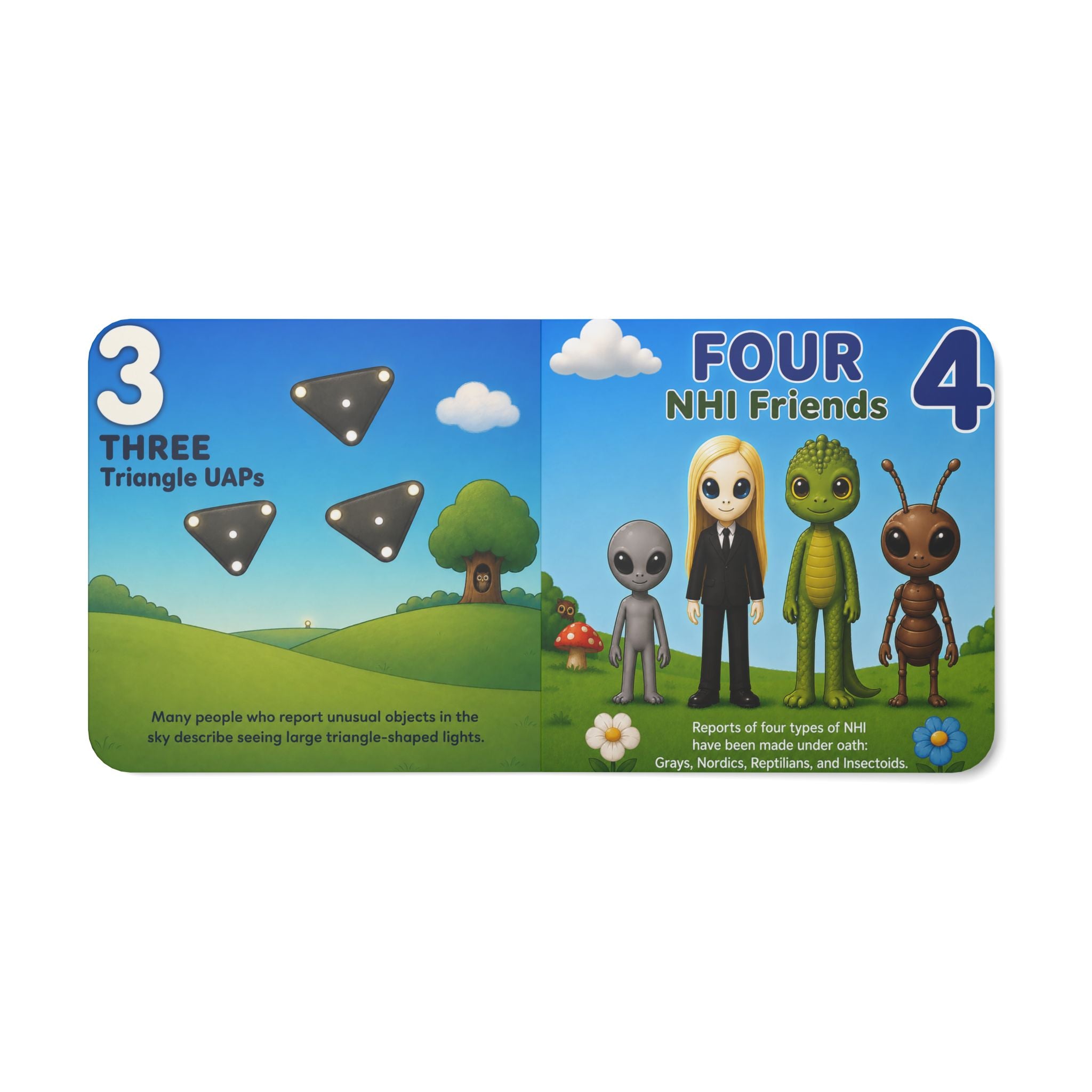 123 UAP: A First Counting Book - UFO/UAP Board Book