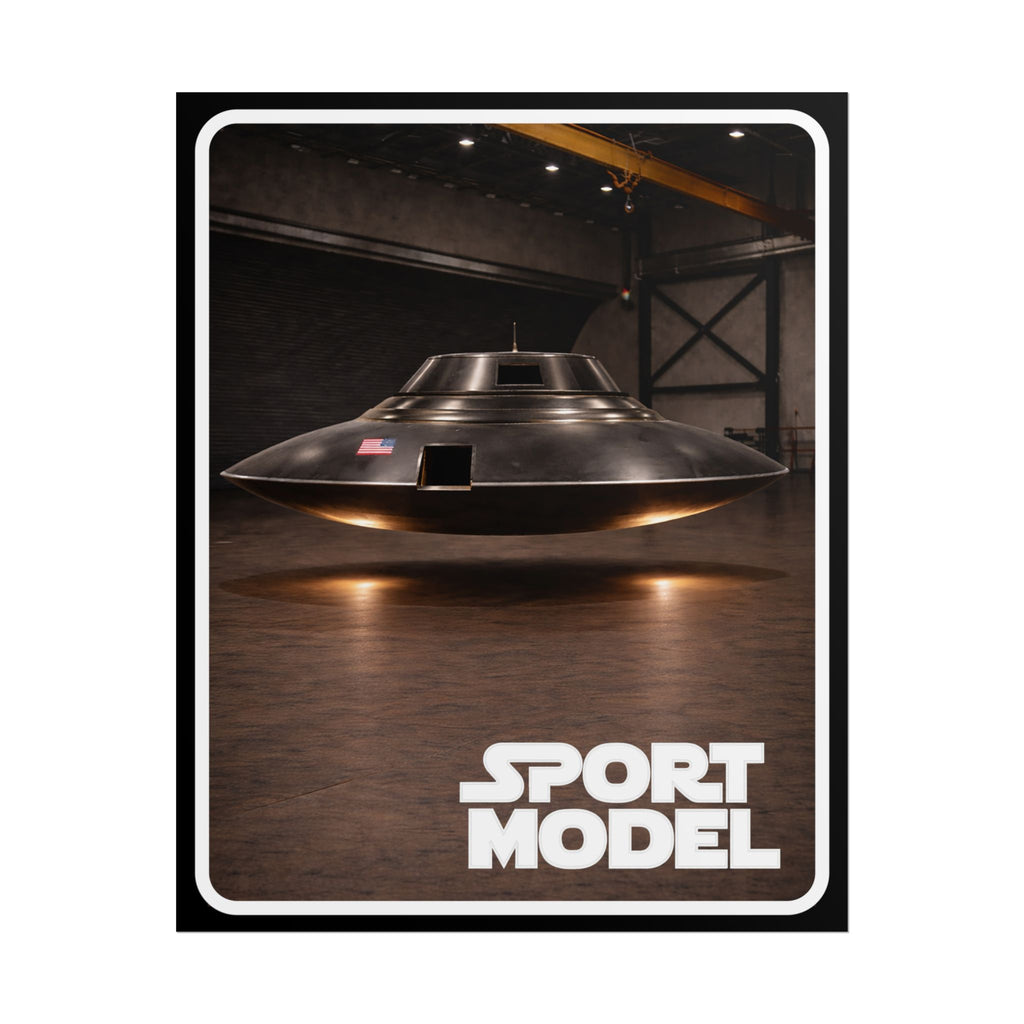 UAP Sport Model at S4 Hanger - Rolled Poster