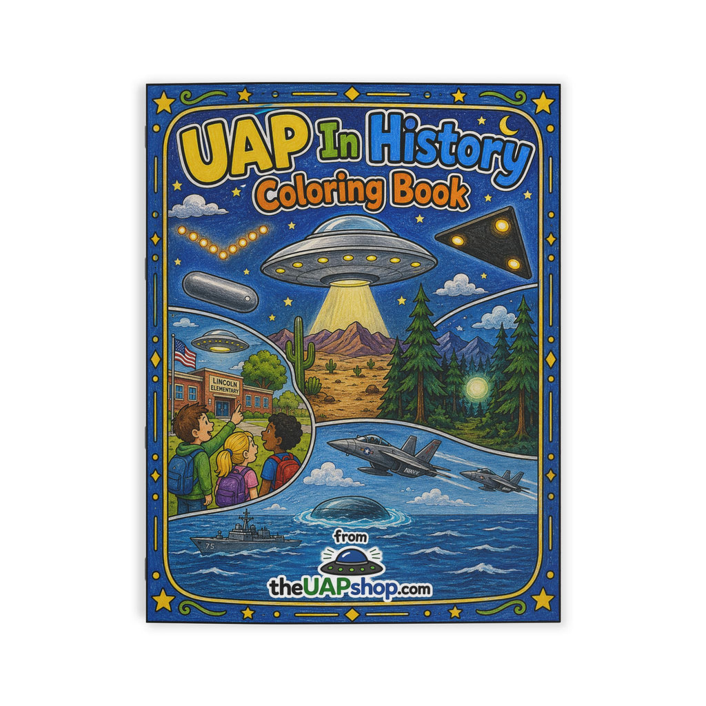 UAP in History Coloring Book — 24 Historic UFO Cases Illustrated