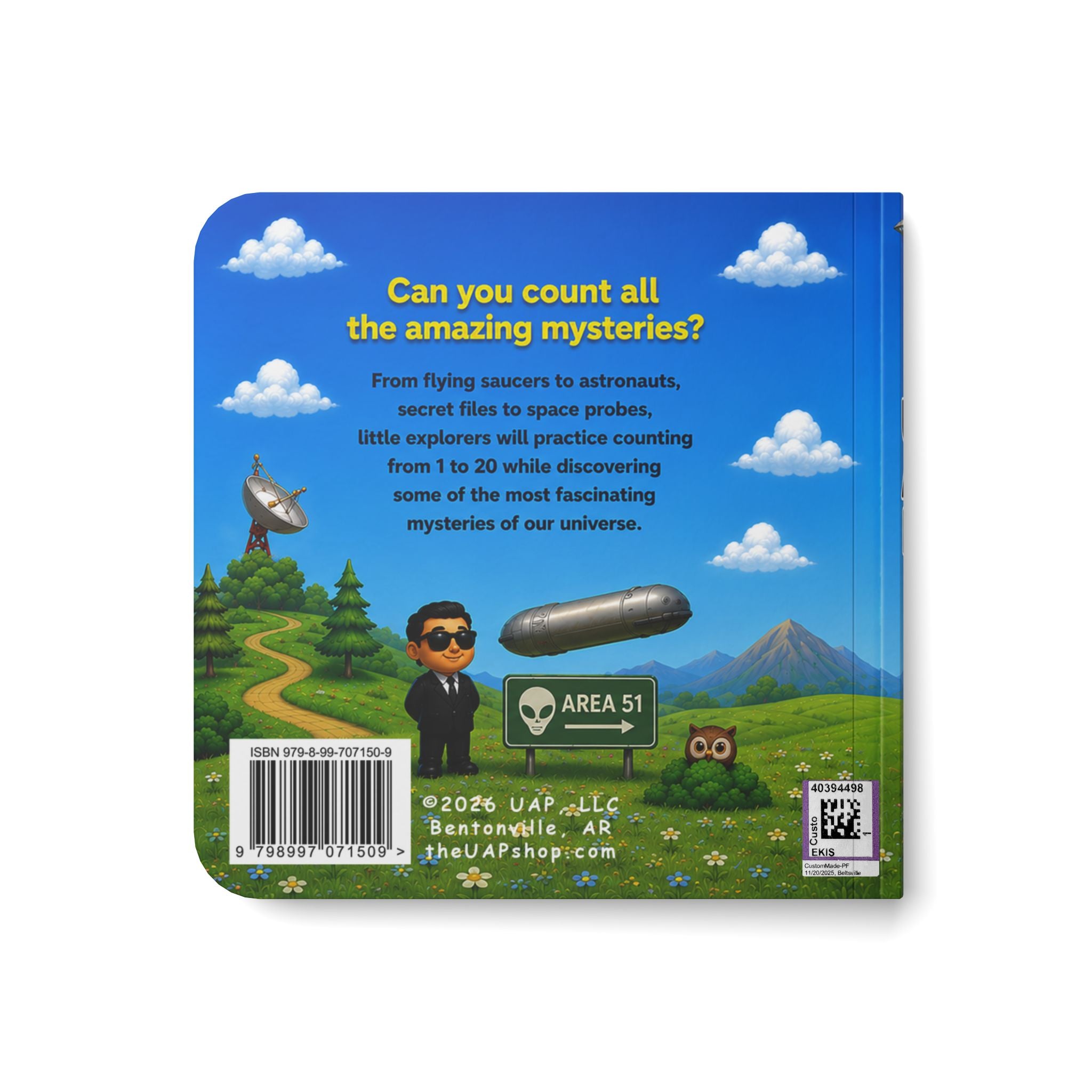 123 UAP: A First Counting Book - UFO/UAP Board Book