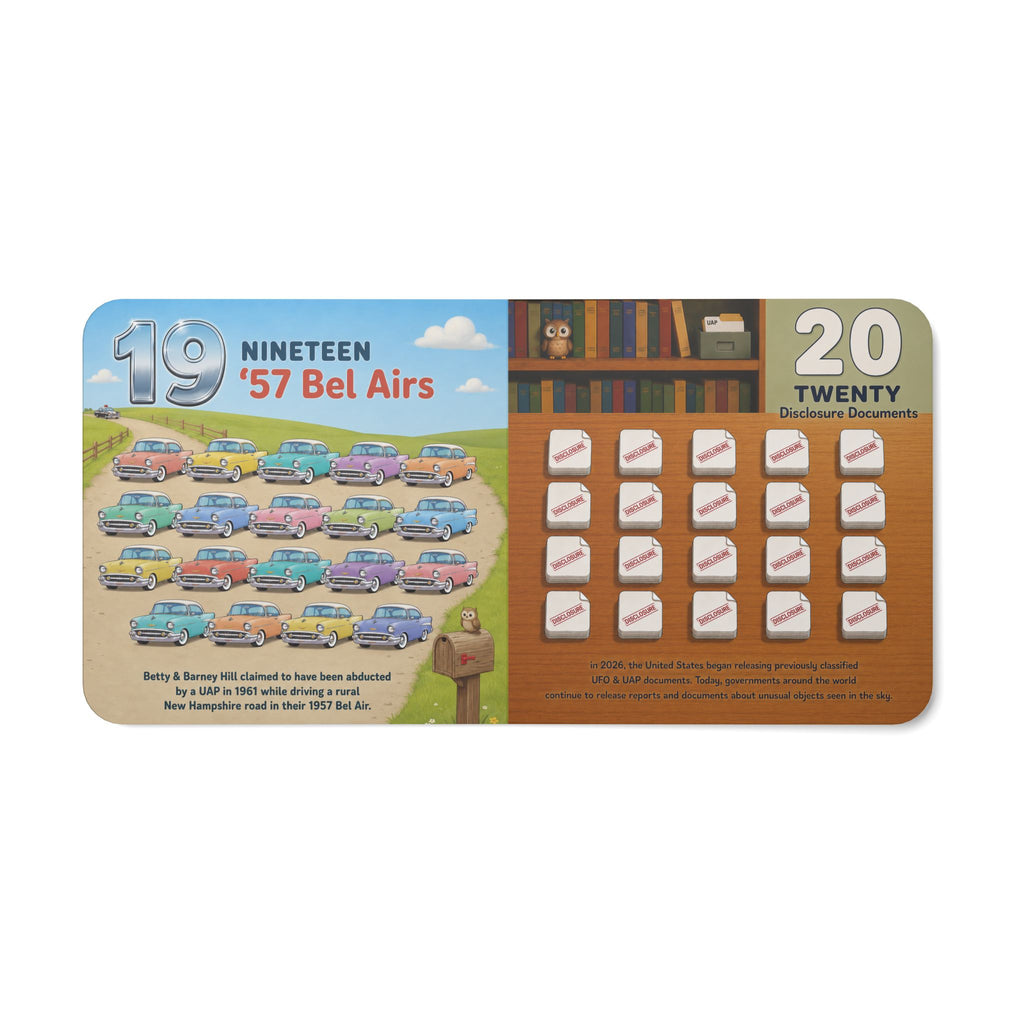 123 UAP: A First Counting Book - UFO/UAP Board Book