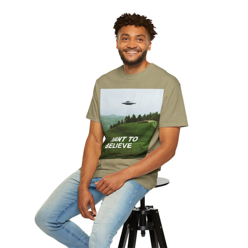 "I Want to Believe" — UFO/UAP Graphic T-Shirt