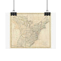 United States of America Historic Map (c. 1799) Rolled Poster | Vintage Map Wall Art
