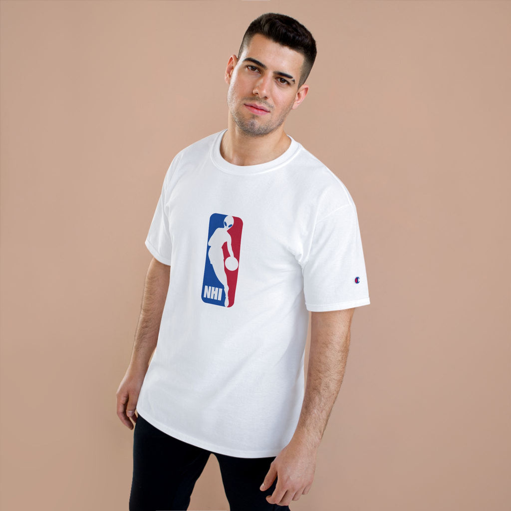 NHI Champion Basketball Logo T-Shirt — NHI Retro Sports Tee