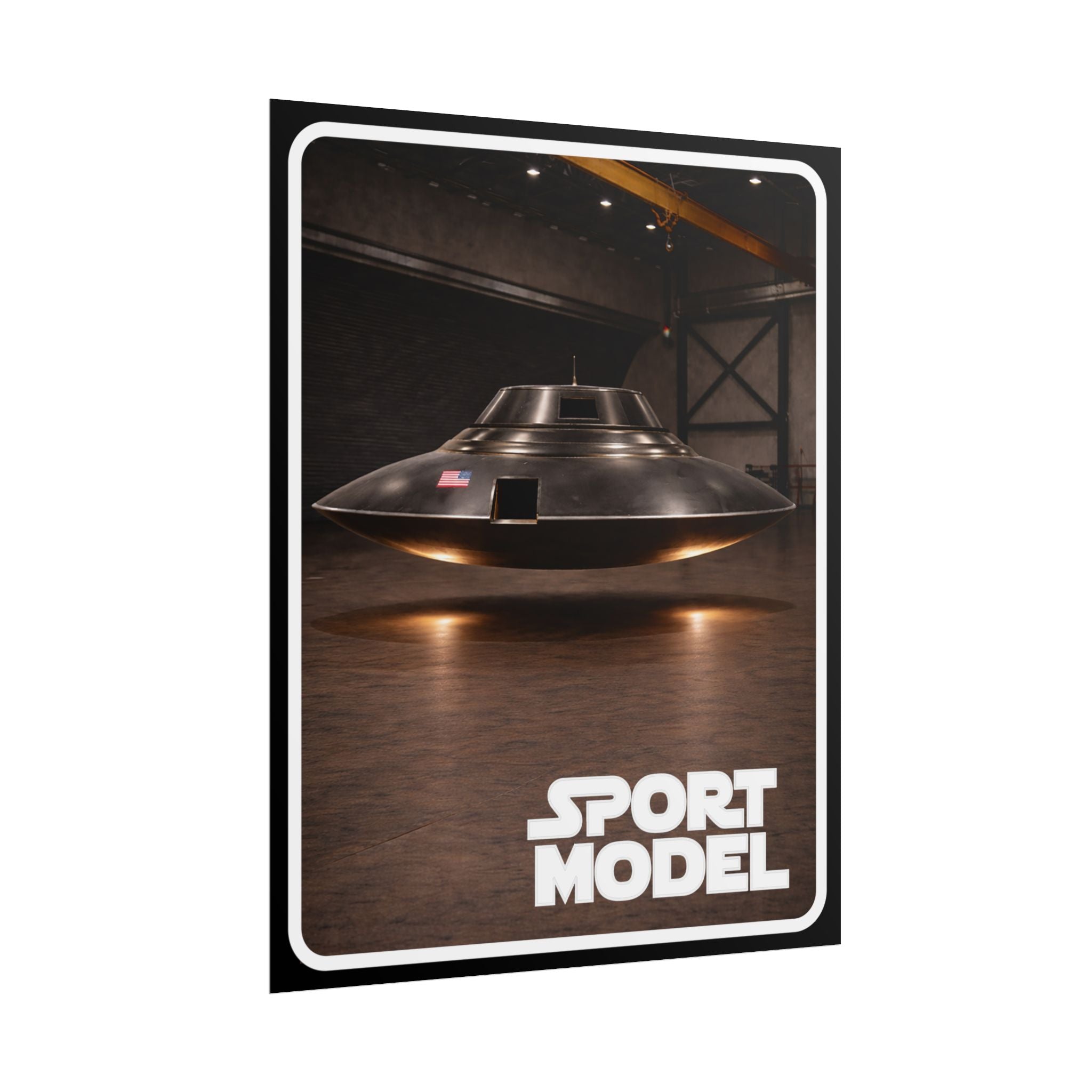 UAP Sport Model at S4 Hanger - Rolled Poster