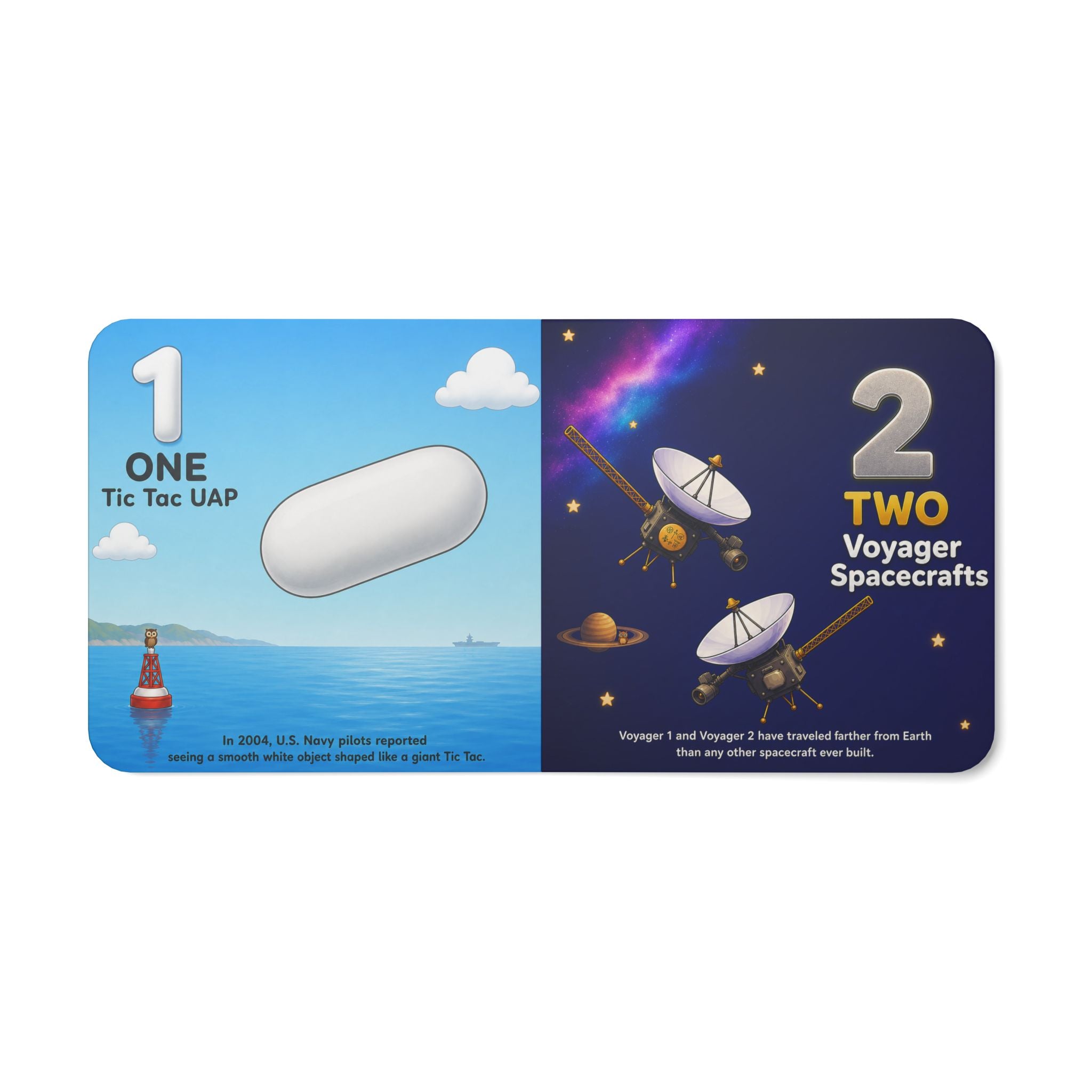 123 UAP: A First Counting Book - UFO/UAP Board Book