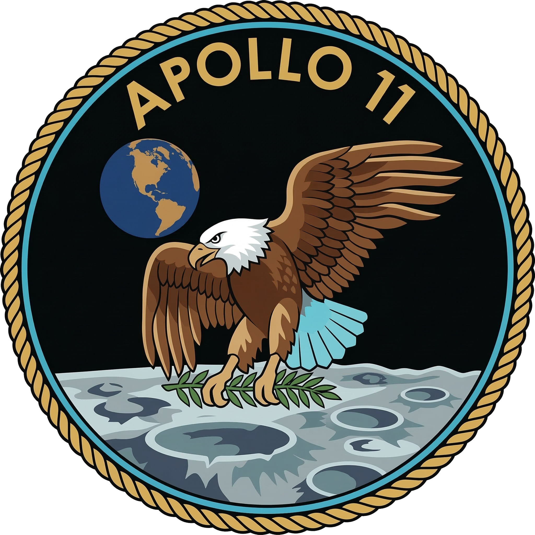 Apollo 11 Patch Sticker