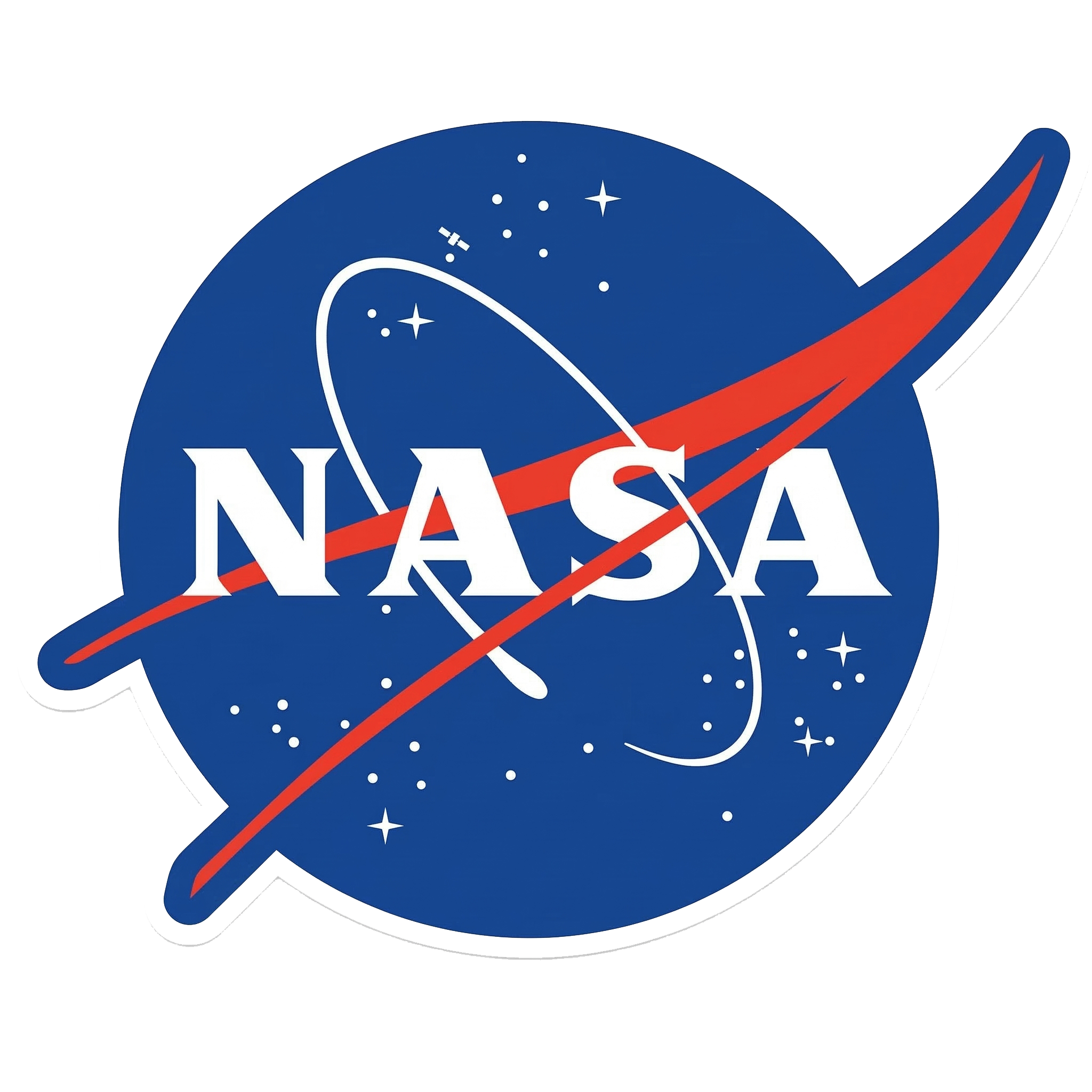 NASA-Meatball Logo Sticker (2 Inch)