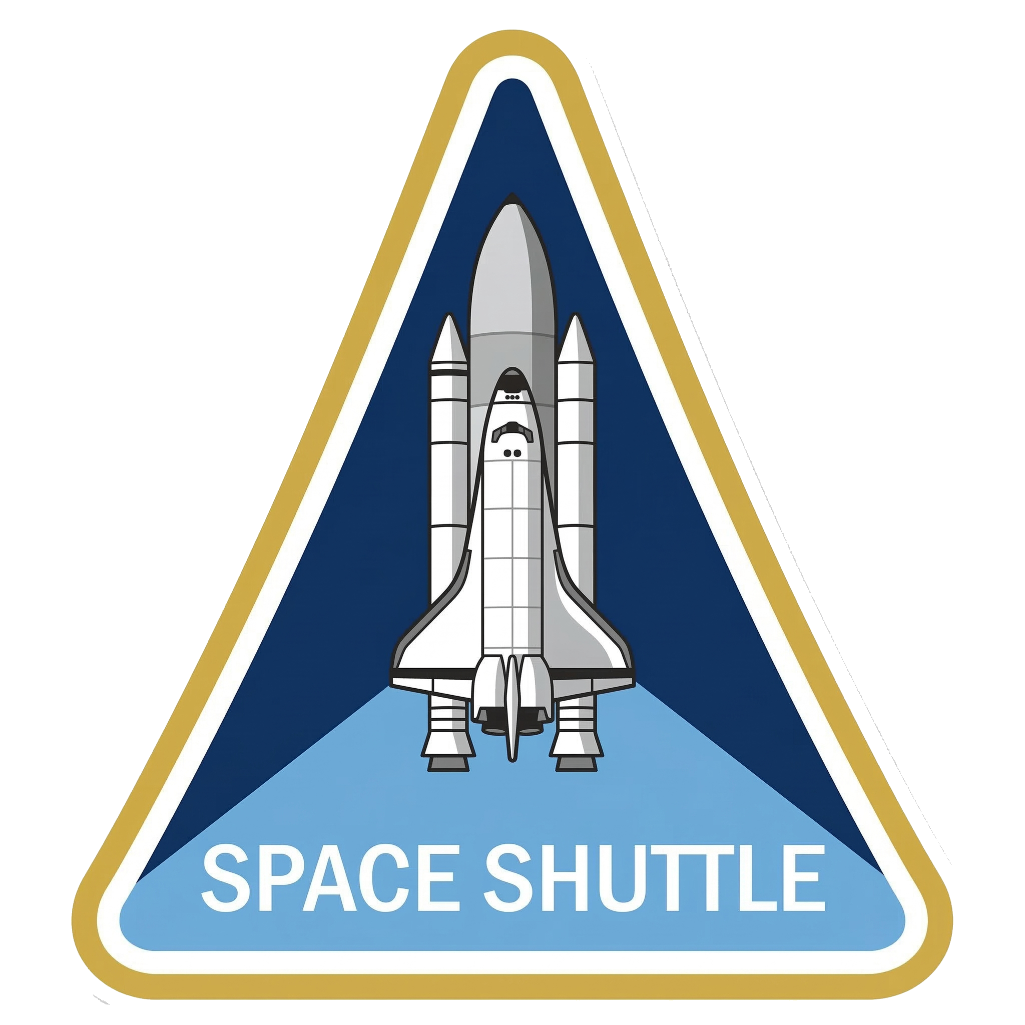 NASA Space Shuttle Patch Sticker