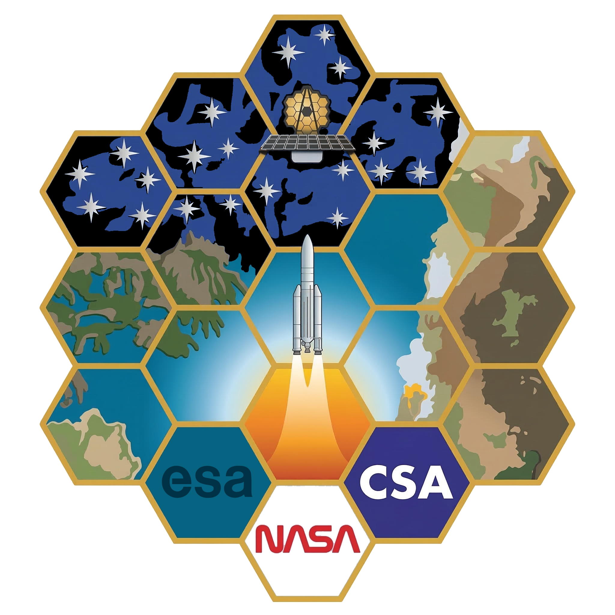 James Webb Telescope Mission Sticker